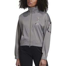 Снимка на ADIDAS Large Logo Track Jacket Charcoal Solid Grey/True Pink