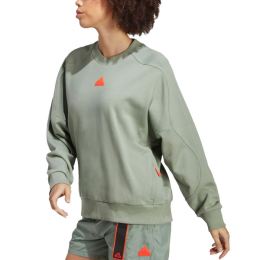 Снимка на ADIDAS Sportswear City Escape Loose Crew Sweatshirt Green