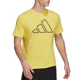 Снимка на ADIDAS Train Icons 3-Bar Training Tee Yellow