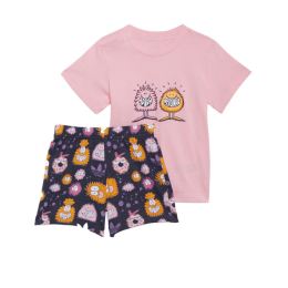 Снимка на ADIDAS x Kevin Lyons Shorts And Tee Set Pink/Multi