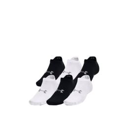 Снимка на UNDER ARMOUR 6-Packs Essential No Show Socks Black/White