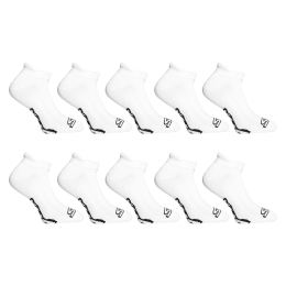 Снимка на 10PACK Styx low white socks