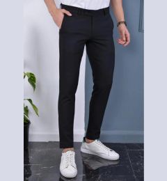 Снимка на 189762 Dewberry Slim Fit Mens Trousers-BLACK