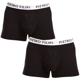 Снимка на 2PACK Men's Boxer Shorts Pietro Filipi Black