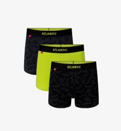 Снимка на 3-PACK Men's boxers ATLANTIC - graphite, lime, black