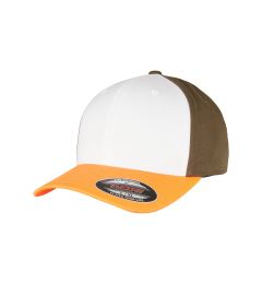 Снимка на 3-Tone Flexfit Neonoorange/White/Olive