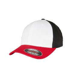 Снимка на 3-Tone Flexfit Red/White/Black