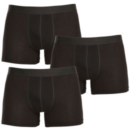 Снимка на 3PACK Men's Boxer Shorts Nedeto Oversize Black