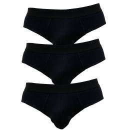 Снимка на 3PACK men's briefs Nedeto black