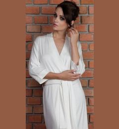 Снимка на Bathrobe De Lafense 892 Visa long 3XL-4XL women's ecru 004