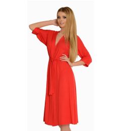 Снимка на Bathrobe De Lafense 892 Visa long 3XL-4XL women's red 024