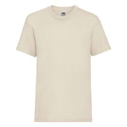 Снимка на Beige Baby Cotton T-shirt Fruit of the Loom