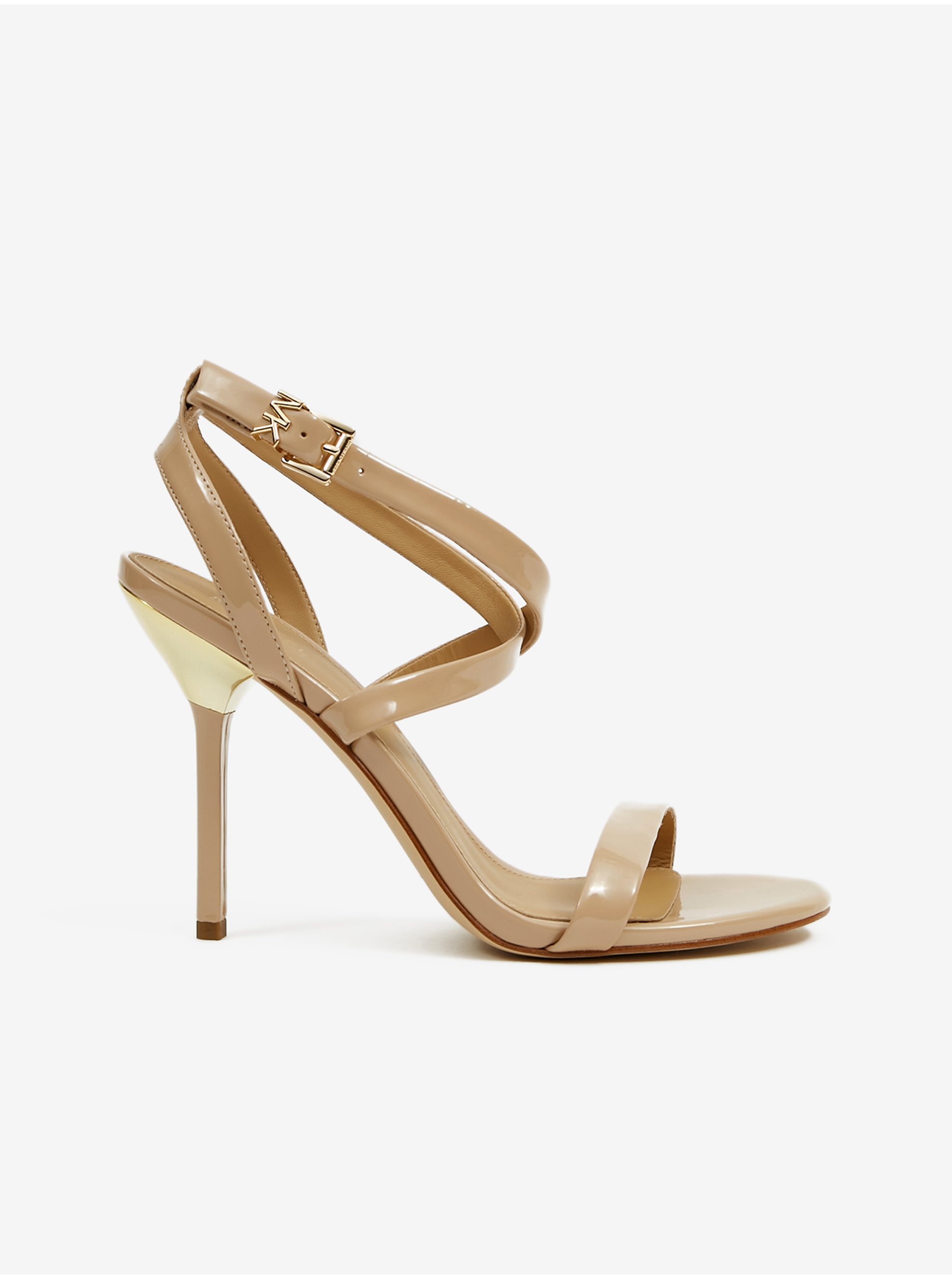 Снимка на Beige women's high-heeled sandals Michael Kors Asha - Women's