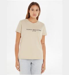 Снимка на Beige Women's T-Shirt Tommy Hilfiger - Women