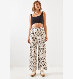 Снимка на Bianco Lucci Women's Leopard Print Satin Trousers MBMS006