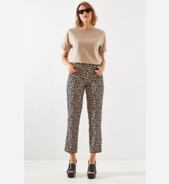 Снимка на Bianco Lucci Women's Leopard Print Trousers MBMS007