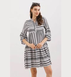 Снимка на Bigdart 1975 ETHNIC PATTERN DRESS - Black