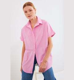 Снимка на Bigdart 20120 Oversize Short Sleeve Shirt - Pink