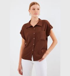 Снимка на Bigdart 20256 Cuffed Double Short Sleeve Shirt - Brown