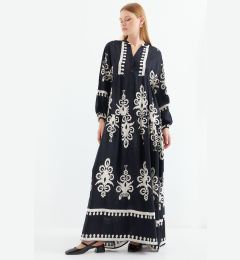 Снимка на Bigdart 2423 Authentic Patterned Dress - Black