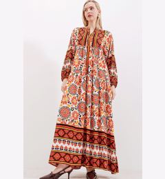 Снимка на Bigdart 2423 Authentic Patterned Dress - M. Brown