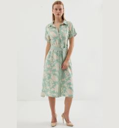 Снимка на Bigdart 2455 Patterned Shirt Dress - Çağla