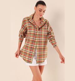 Снимка на Bigdart 3900 Oversize Long Basic Shirt - B. Tile