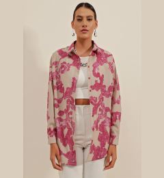 Снимка на Bigdart 3900 Oversize Long Basic Shirt - D. Fuchsia