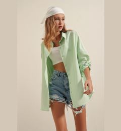 Снимка на Bigdart 3900 Oversize Long Basic Shirt - E.green