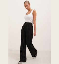 Снимка на Bigdart 6638 High Waist Palazzo Trousers - Black