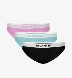 Снимка на Bikini ATLANTIC 3Pack Women's Panties - purple/green/black