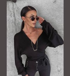 Снимка на Black blouse SUSIE 2023 OLAVOGA