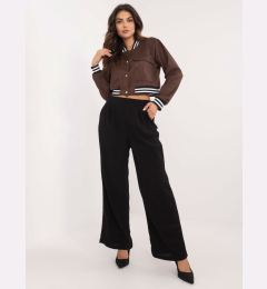 Снимка на Black corduroy wide trousers