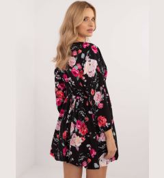 Снимка на Black dress with floral motif