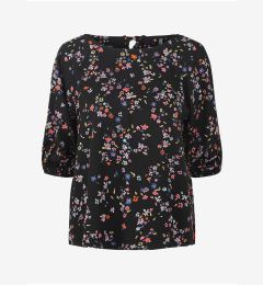 Снимка на Black Floral Blouse Pieces Lala - Women