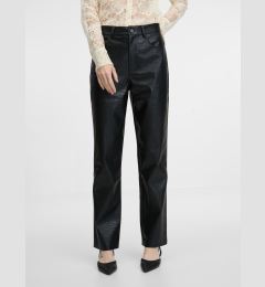 Снимка на Black leatherette women's trousers ORSAY - Women's