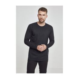 Снимка на Black Stretch Terry Long Sleeve