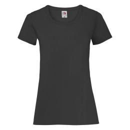 Снимка на Black Valueweight Fruit of the Loom T-shirt