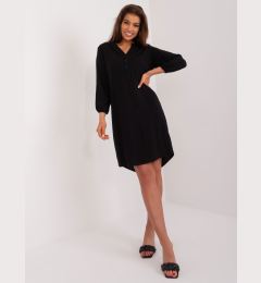 Снимка на Black viscose dress SUBLEVEL for everyday wear