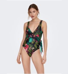 Снимка на Black Women's One-Piece Swimwear with ONLY Julie Pattern - Women