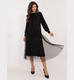 Снимка на Black women's set with pleated dress