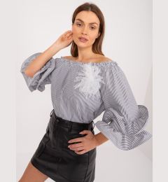 Снимка на Blouse-DHJ-BZ-19006.91-white-black