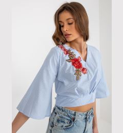 Снимка на Blouse-LK-BZ-506243.78-white-blue