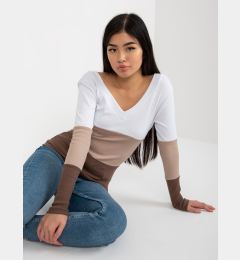 Снимка на Blouse-RV-BZ-8429.18P-white-brown