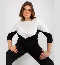 Снимка на Blouse-RV-BZ-8462.40P-white-black