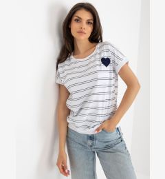 Снимка на Blouse-RV-BZ-8619.94-white-navy blue