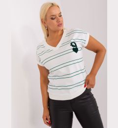 Снимка на Blouse-RV-BZ-8702.02P-white-green