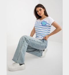 Снимка на Blouse-RV-BZ-8733.29-white-blue