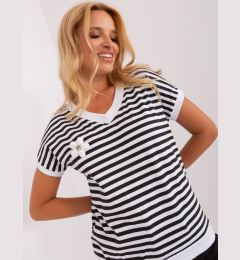 Снимка на Blouse-RV-BZ-8740.42P-white-black