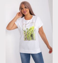 Снимка на Blouse-RV-BZ-8830.16P-white-green